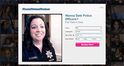 Desktop Screenshot of policeofficersingles.com